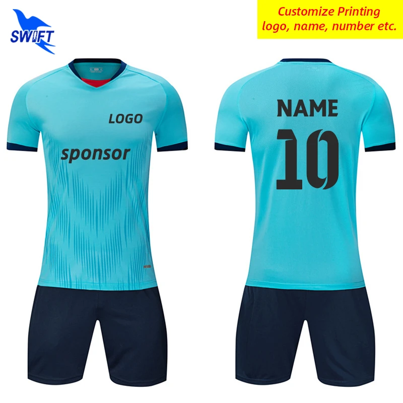 

Customize Printing Adult Kids Football Jerseys Uniforms Men Boys Soccer Set Short Sleeve Team Suit Futsal Sportswear Tracksuit