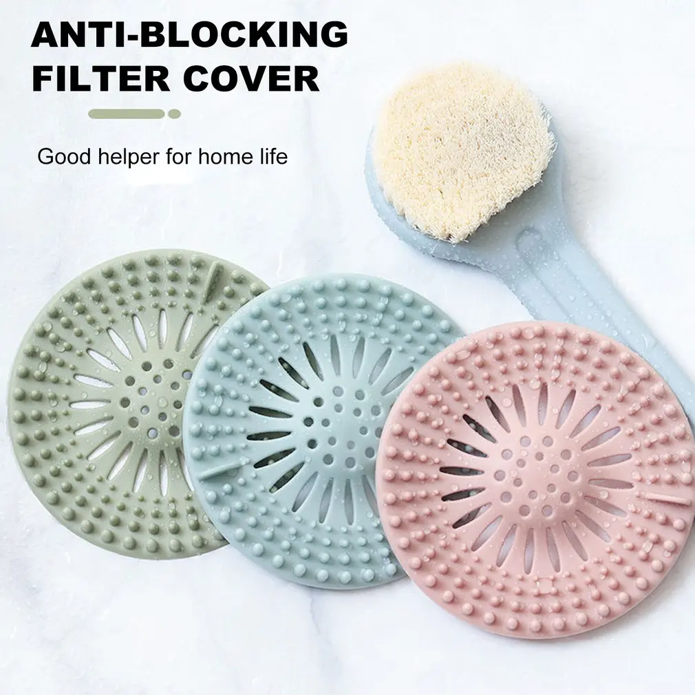 

Слив для душа Силиконовый Фильтр для кухонной раковины для волос фильтр для Ловца волос аксессуары для ванной комнаты фильтр для ванны кана...