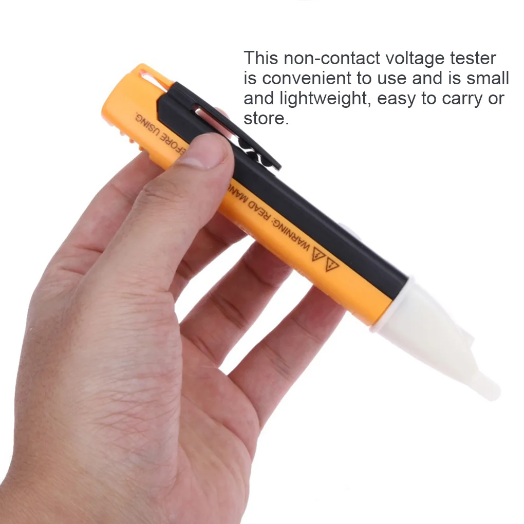 

Multifunction Voltage Testing Pen Electric Power Non-Contact Type Detector Sensor LED Light Voltage Tester With LED Light