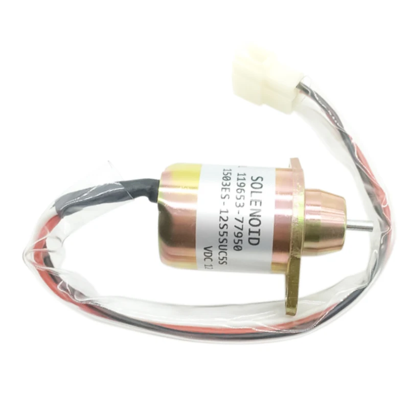 119653-77950 стопорный электромагнитный клапан 12 В для двигателя Yanmar 1503ES-12S5SUC5S 119285-77950