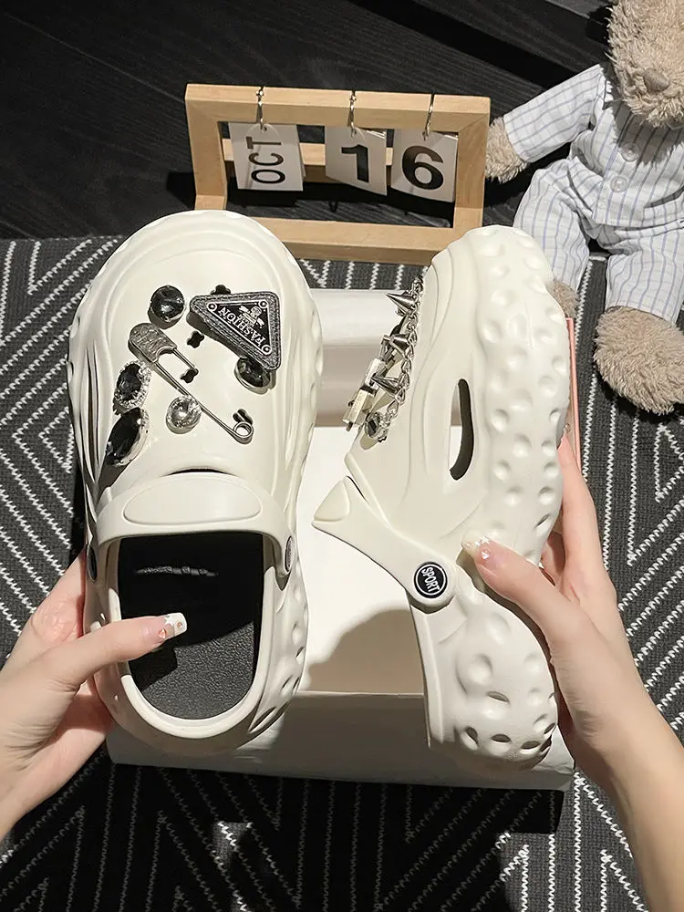 

Сланцы женские на плоской подошве, модные роскошные базовые сандалии из искусственной кожи, Повседневные тапочки, 2023