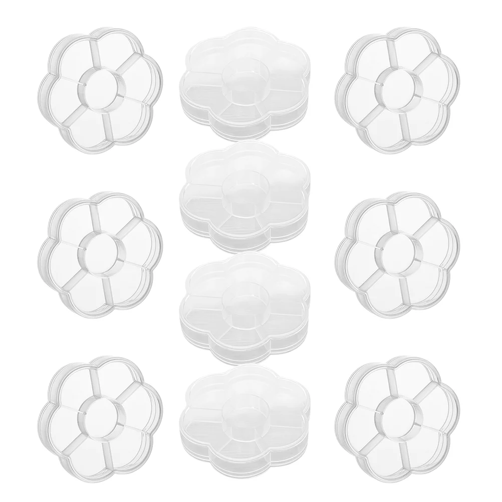 10 шт. коробка для хранения ювелирных изделий органайзер колец контейнеры бисера