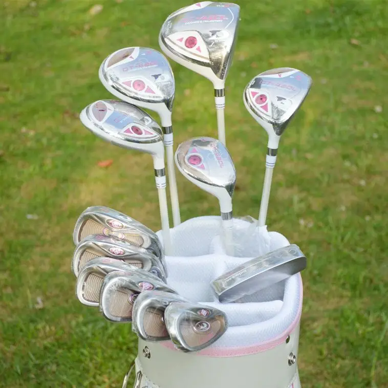 New womens Golf clubs DAIWA full set 12 pcsGraphite SHUTTLE driver+fairway wood+Hybrid+iron+putter Golf clubs FLEX L bag