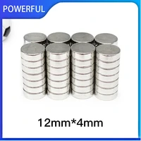 5200pcs 12x4mm powerful neodymium magnet 12mm x 4mm n35 ndfeb round super powerful strong permanent magnetic imanes 124mm