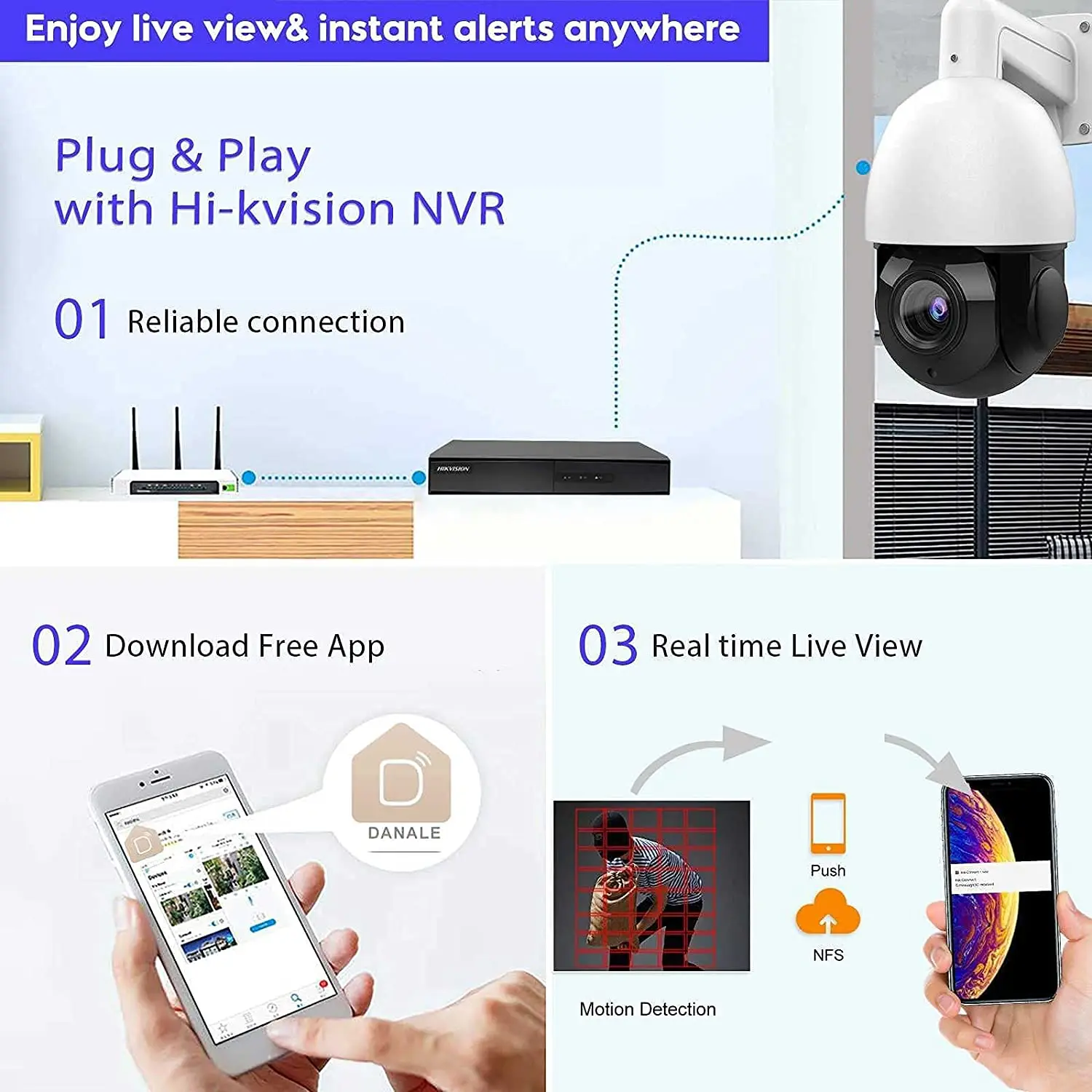 Камера PTZ с автослежением совместимая HIk 5MP IR 4 5 &quot18X Zoom двухсторонний динамик IP66