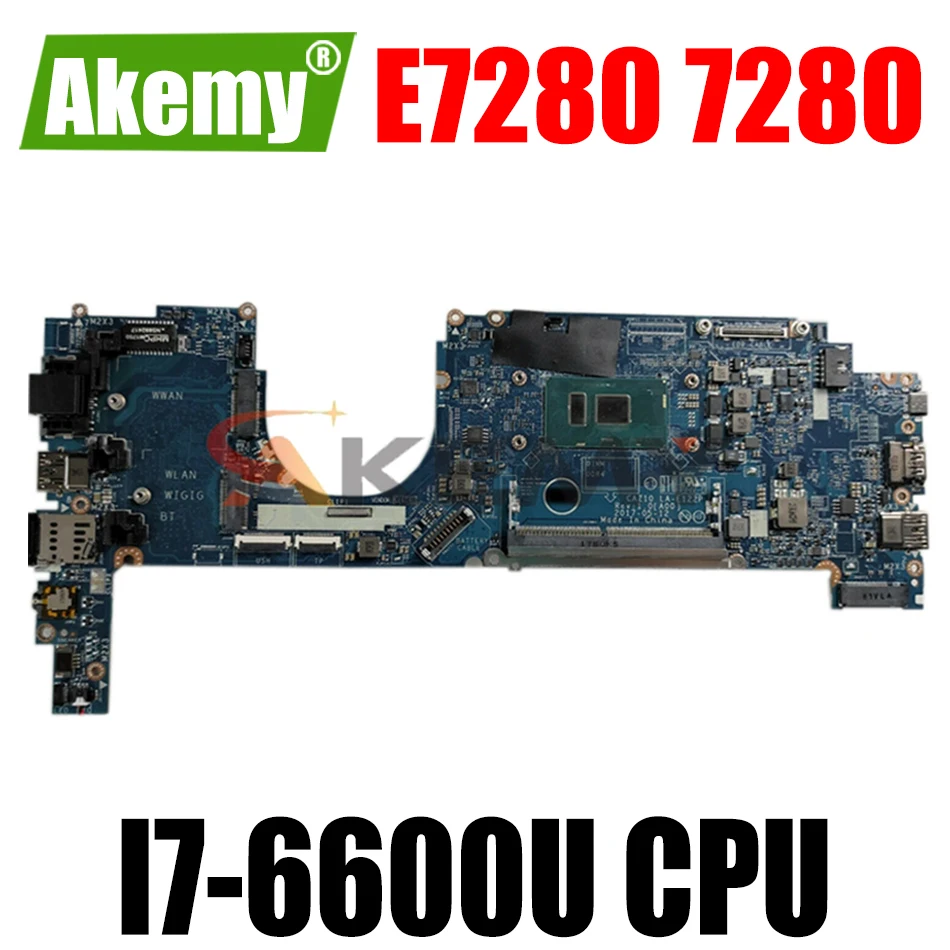 

Материнская плата для ноутбука DELL Latitude E7280 7280, модель 100% X0FTD X0FTD CAZ10 CN-0X0FTD W/SR2F1 LA-E122P