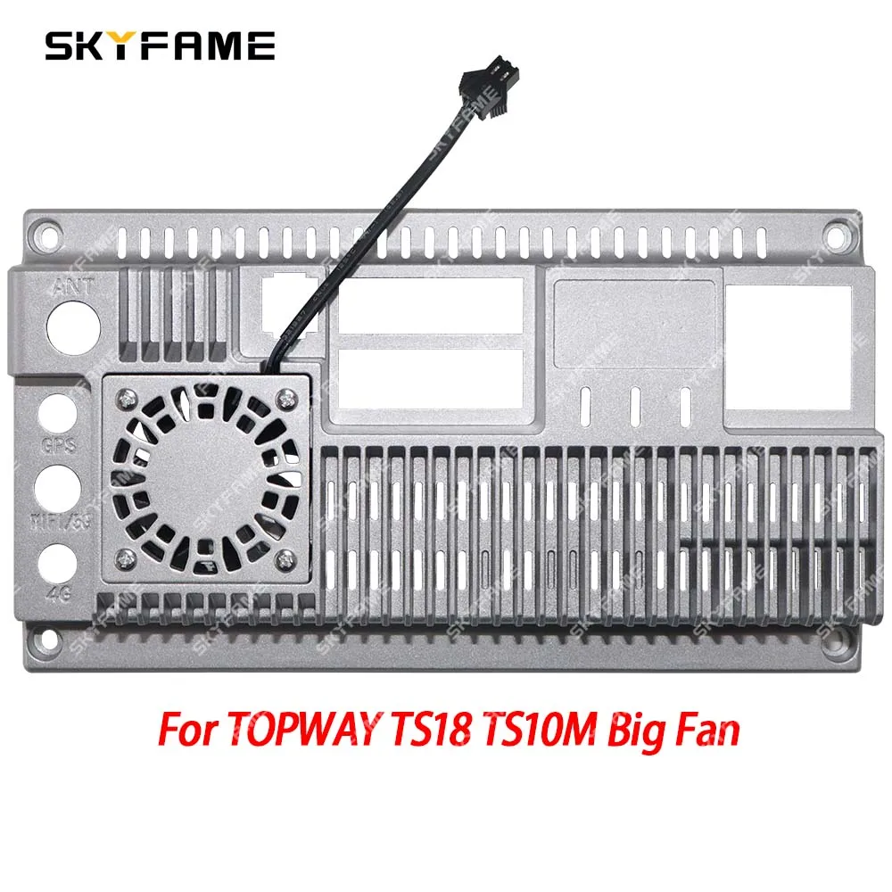 

SKYFAME плавники радиатора, задняя крышка, охлаждающая плата для TOPWAY TS18 TS10M 4010, большой вентилятор, устройства Android