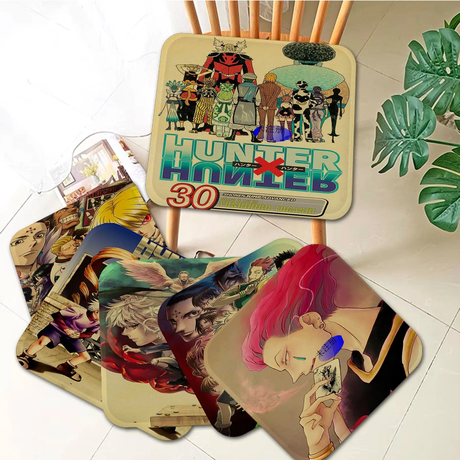 

HUNTER x HUNTER Tie Rope Chair Mat Soft Pad Seat Cushion For Dining Patio Home Office Indoor Outdoor Garden Cushion Pads