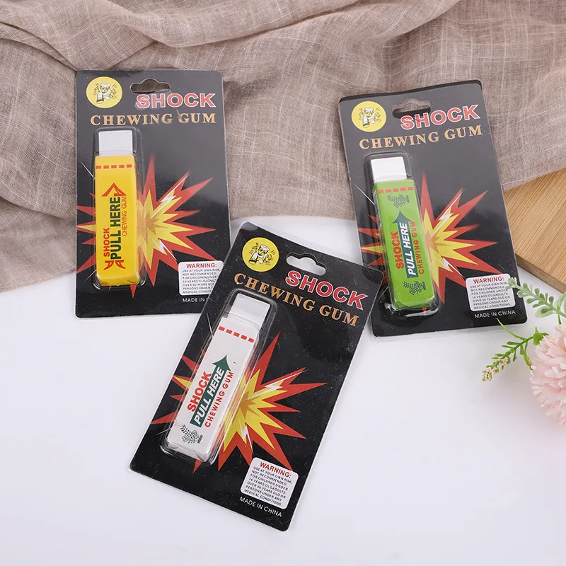 

Игрушечная жевательная резинка с электрошоком