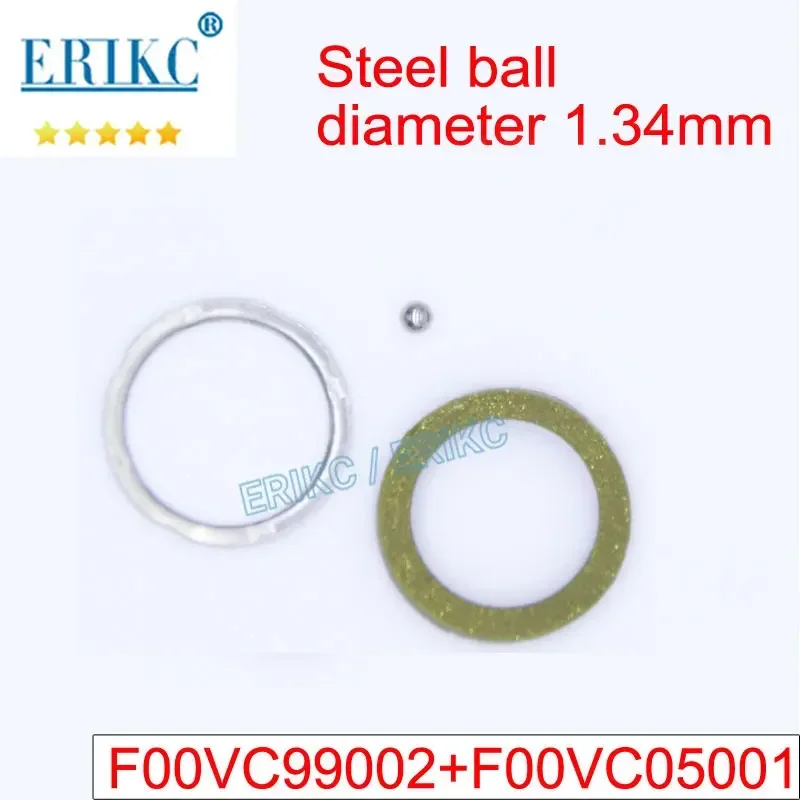 

Дизельный инжектор F00VC99002 Ремкомплекты уплотнительного кольца клапана форсунки F00VC05001 Стальной шарик 1,34 мм F00VC05008 F00VC05009 1,5 мм для