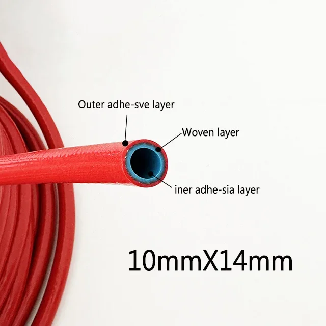 

Красный резиновый топливный шланг 8/10 мм