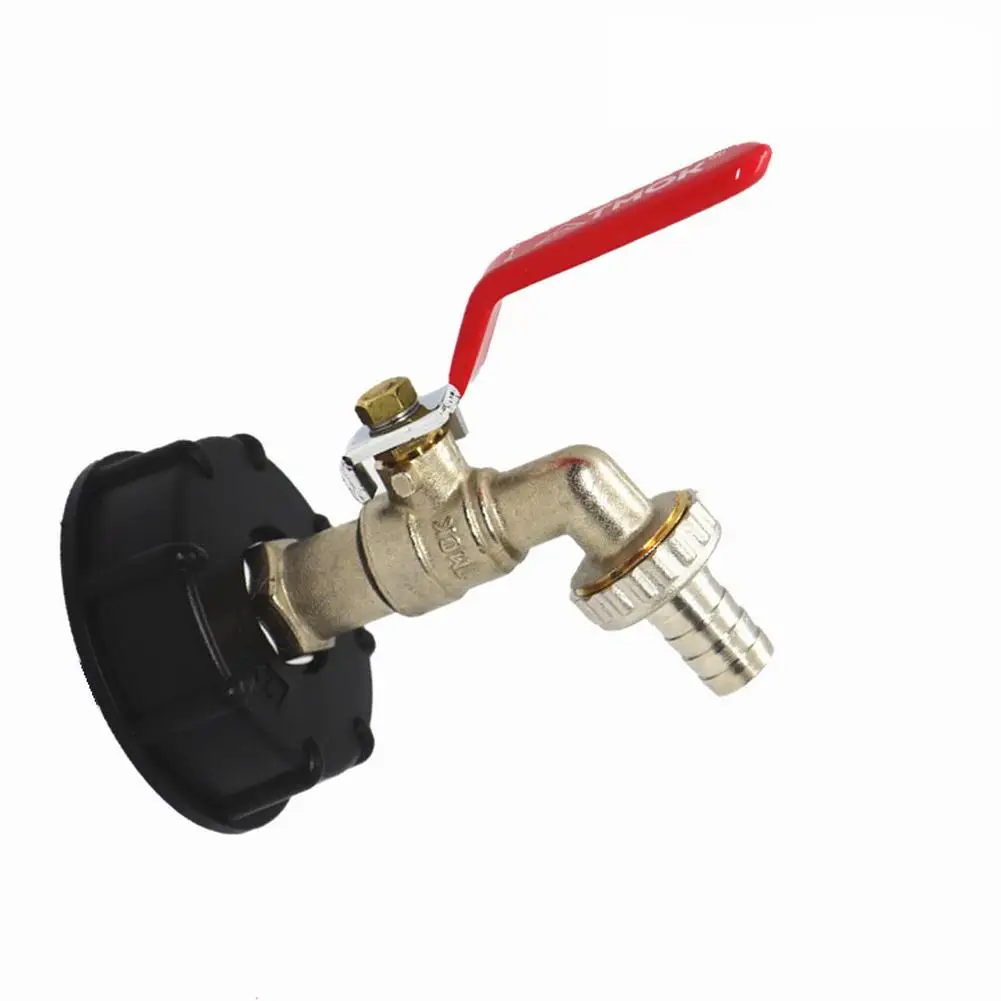 

1/2 Inch Brass Garden Tap Connector 502 + Cap S60X6 For IBC Ton Valve Garden Watering Equipments Fitting Tool Accessories