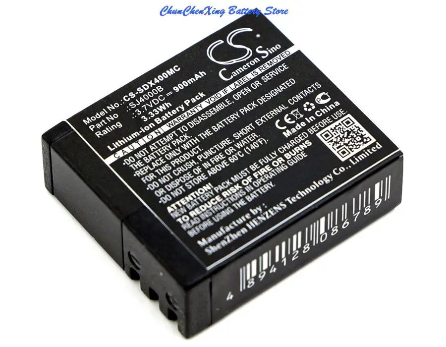 Аккумулятор OrangeYu 900 мАч для myPhone Active Sport FHD Qumox SJ4000 Eken H9 H8 H8R H9R Pro PG1050 SJCAM M10