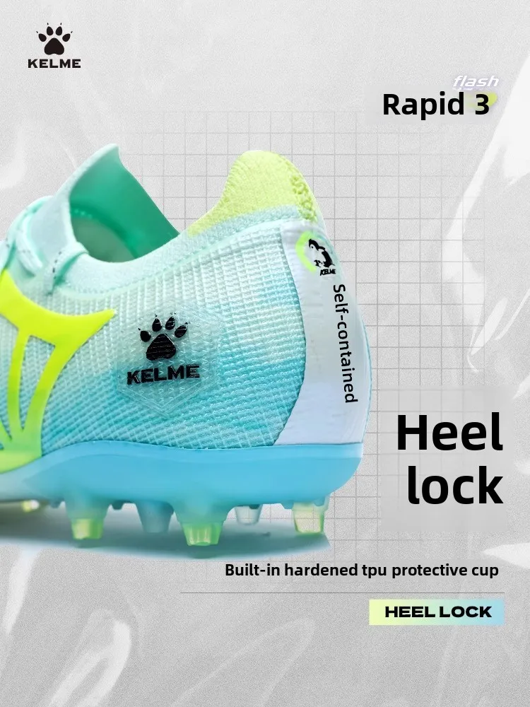 Фото Мужские профессиональные футбольные бутсы Kelme, молодежные и детские тренировочные футбольные бутсы Mg, противоскользящие футбольные бутсы для дома №3