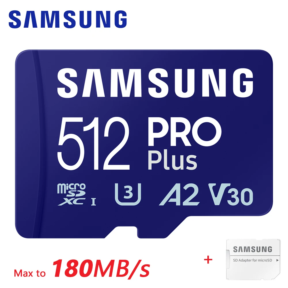 

SAMSUNG карта памяти Micro SD, 32 ГБ, 64 ГБ, 128 ГБ, 256 ГБ, 512 ГБ