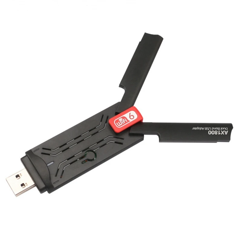 

USB 2,4 Wi-Fi беспроводная сетевая карта 5,8 ГГц/1800 ГГц Мбит/с RTL8832AU USB Сетевая карта приемник передатчик для ПК