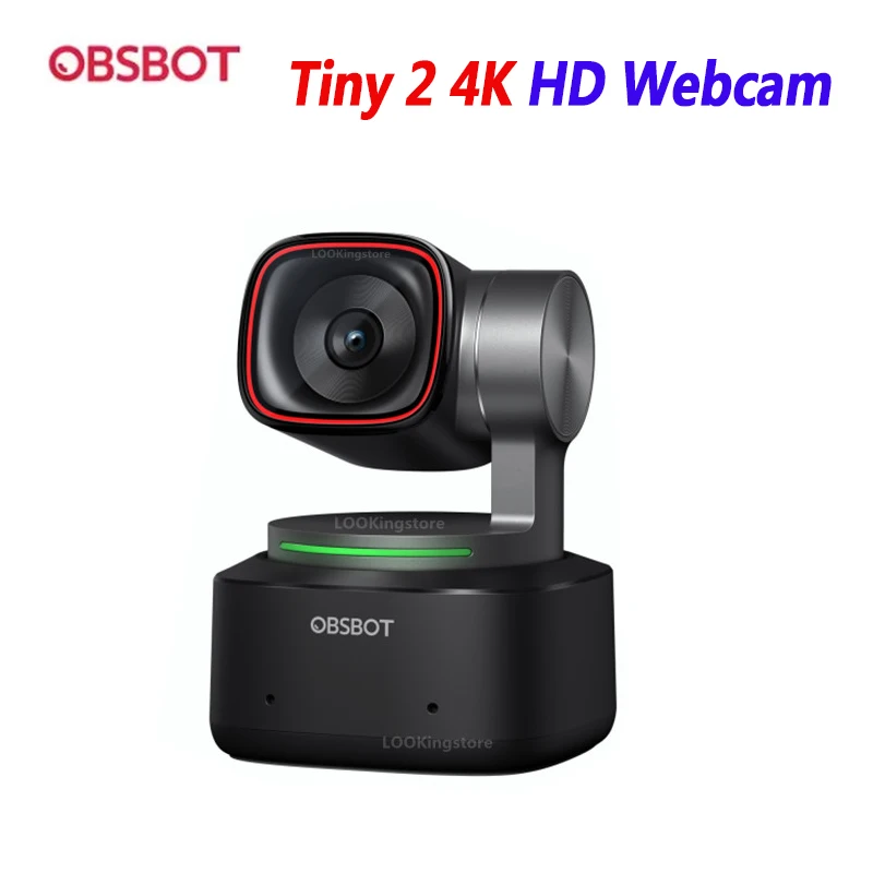 

OBSBOT Tiny 2 4K HD Smart Webcam AI Tracking Auto Zoom Voice Control Web Camera For Live Broadcast Video Conference