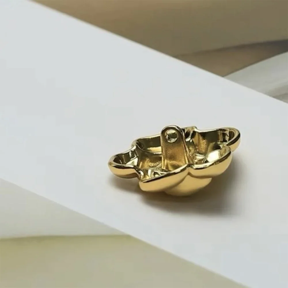 Элегантные металлические пуговицы в стиле камелии аксессуары для шитья