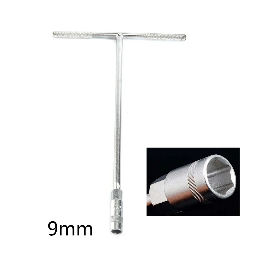 

6mm-19mm T-Type Socket Wrench Anti-rust Anti-slip For Repairing Automobile Machine External Hexagon Wrench Hand Repair Tools