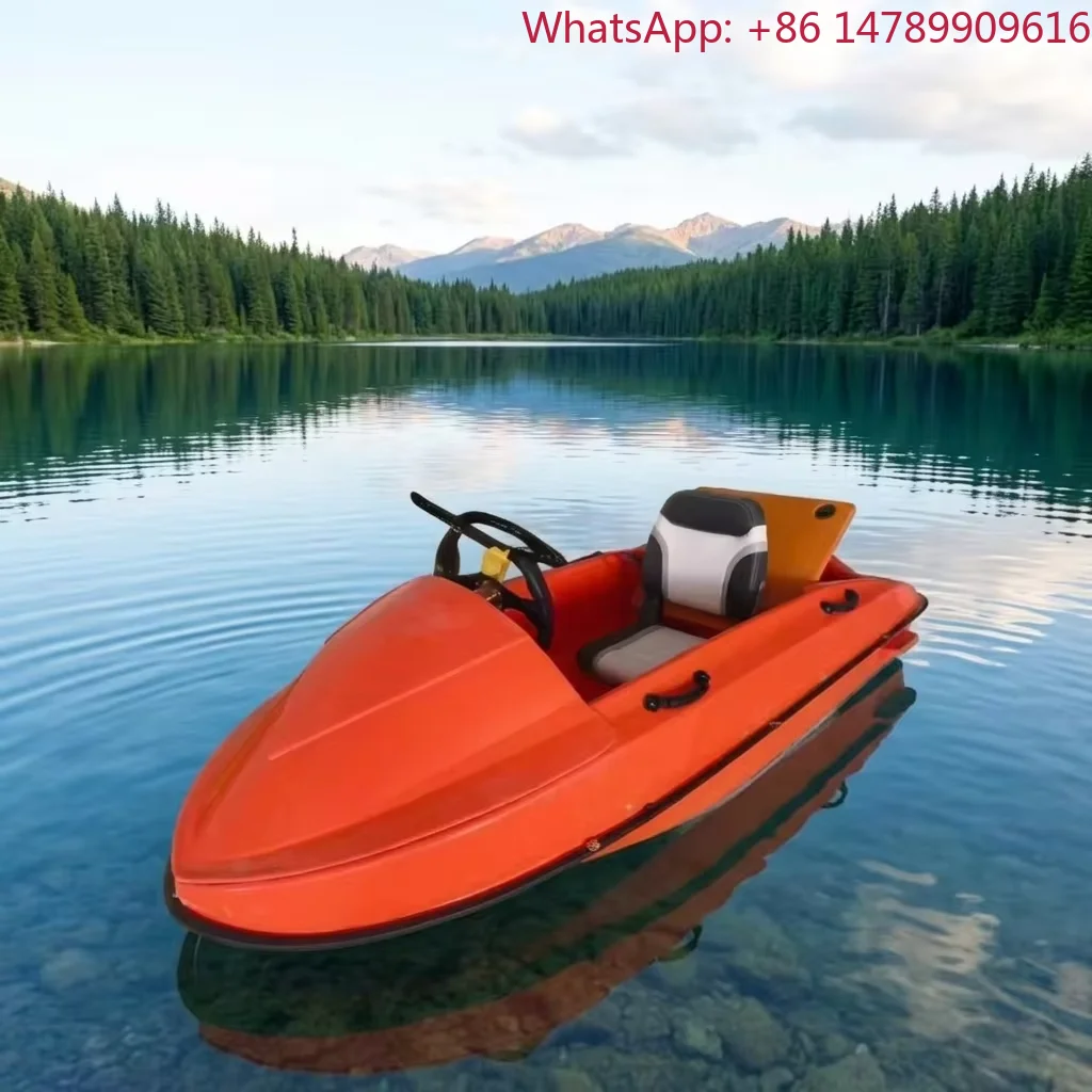 Фото Водный картинг-гидроцикл для взрослых, 2-тактный, 15 кВт, ABS, Aqua Kart, 60 км/ч, высококачественный, для водных видов спорта, для парков и живописных мест №1