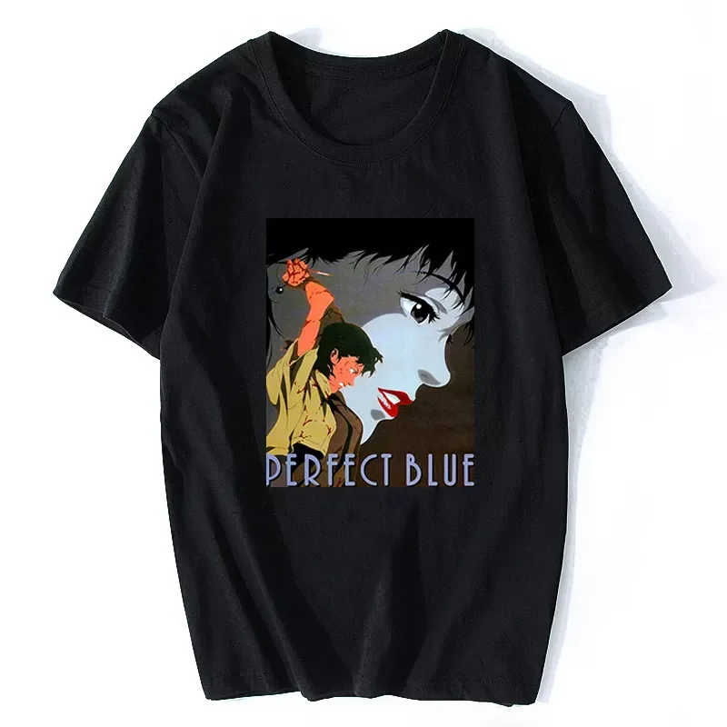 

2022NEW Blue Anime Japanese T-shirt Cotton Men T Shirt New 2019 Couple Loves Design Summer T-shirt Cotton Men Vintage T Shirt