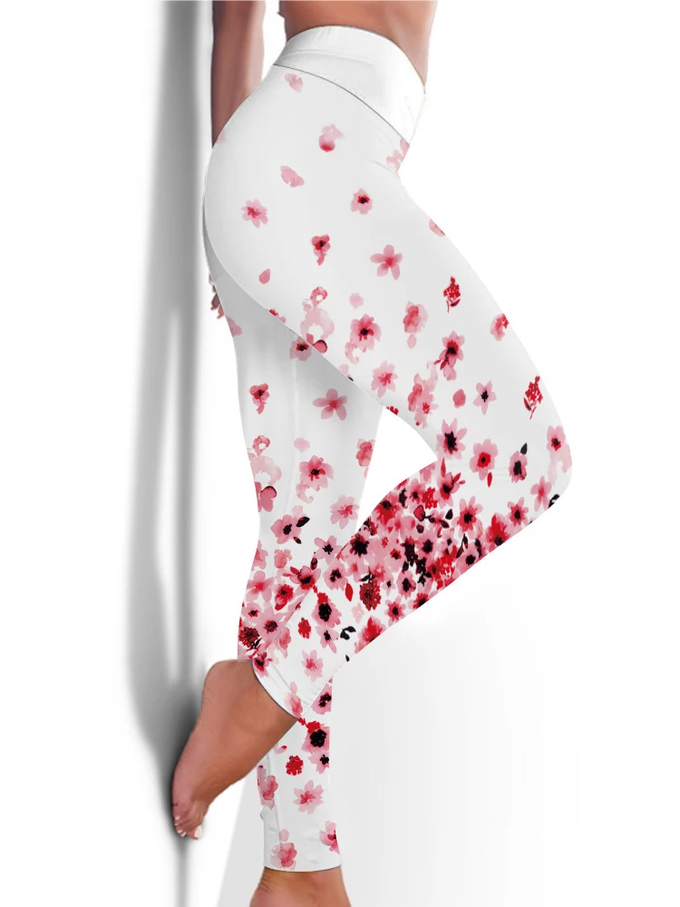 Women Fitness Active Wear Gym Workout Jegging 2023 Fashion Printed Leggings Outerwear Push Up Leggins Sports Tights Yoga Pants
