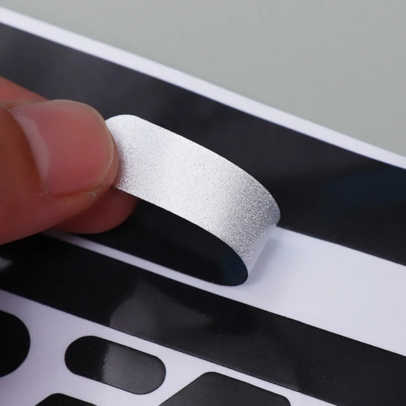 Светоотражающие черные наклейки на шлем водонепроницаемая лента для ночного