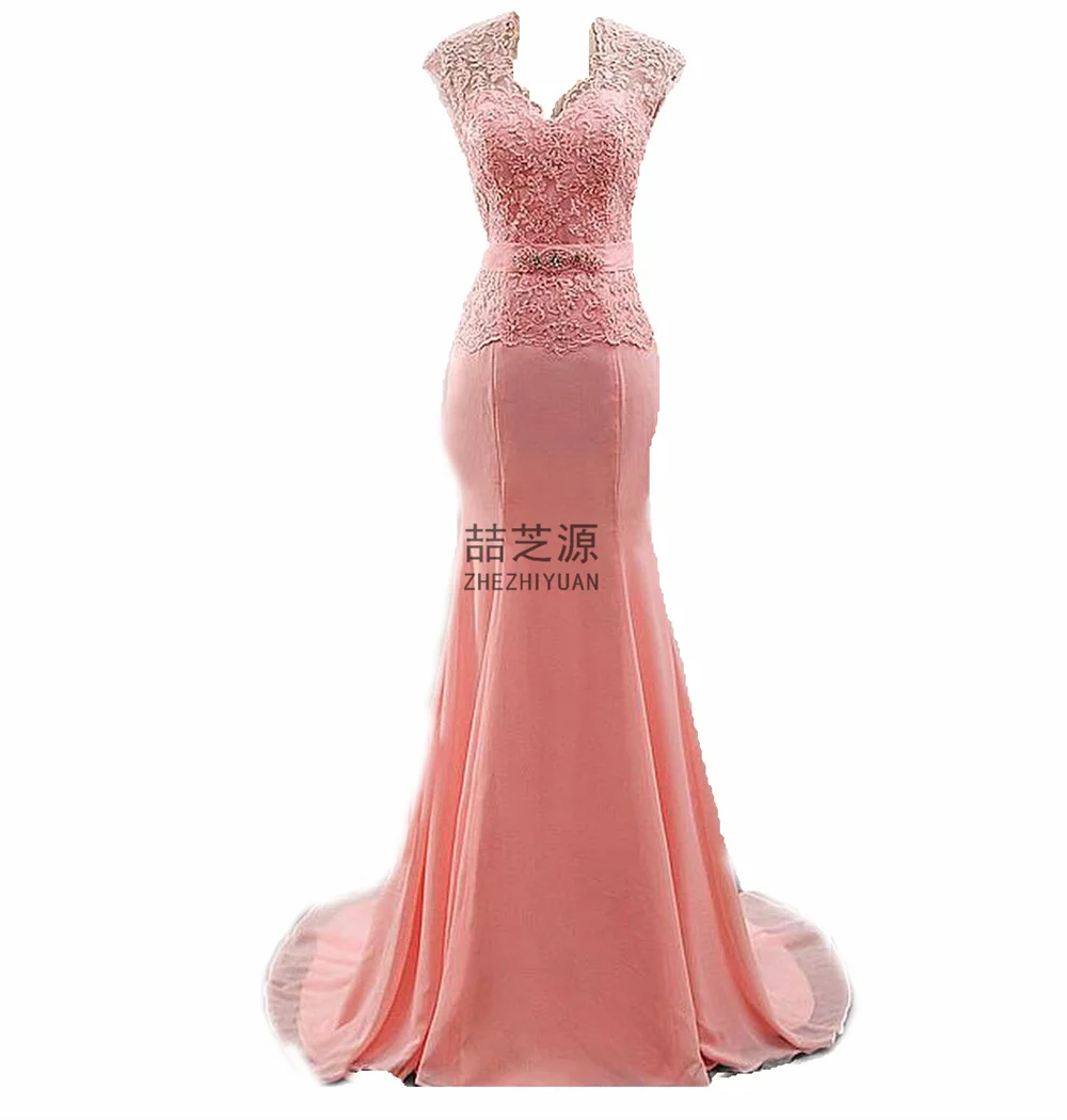 

Женское шифоновое платье с V-образным вырезом и рукавами-крылышками