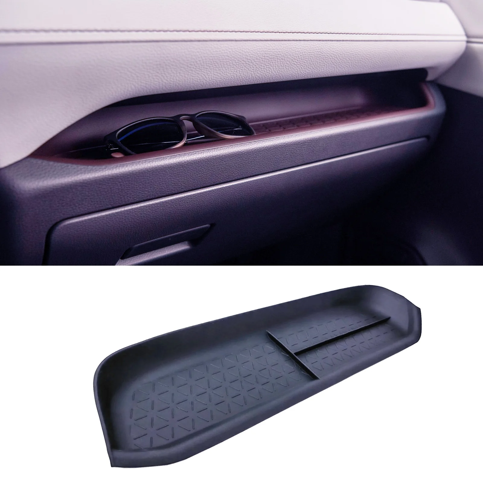 

Шкатулка для хранения, защитный коврик, прокладки из ТПЭ, с шумоподавлением, центральная консоль, органайзер, подкладка, автомобильные аксессуары для Toyota RAV4 XA50 2019-2024