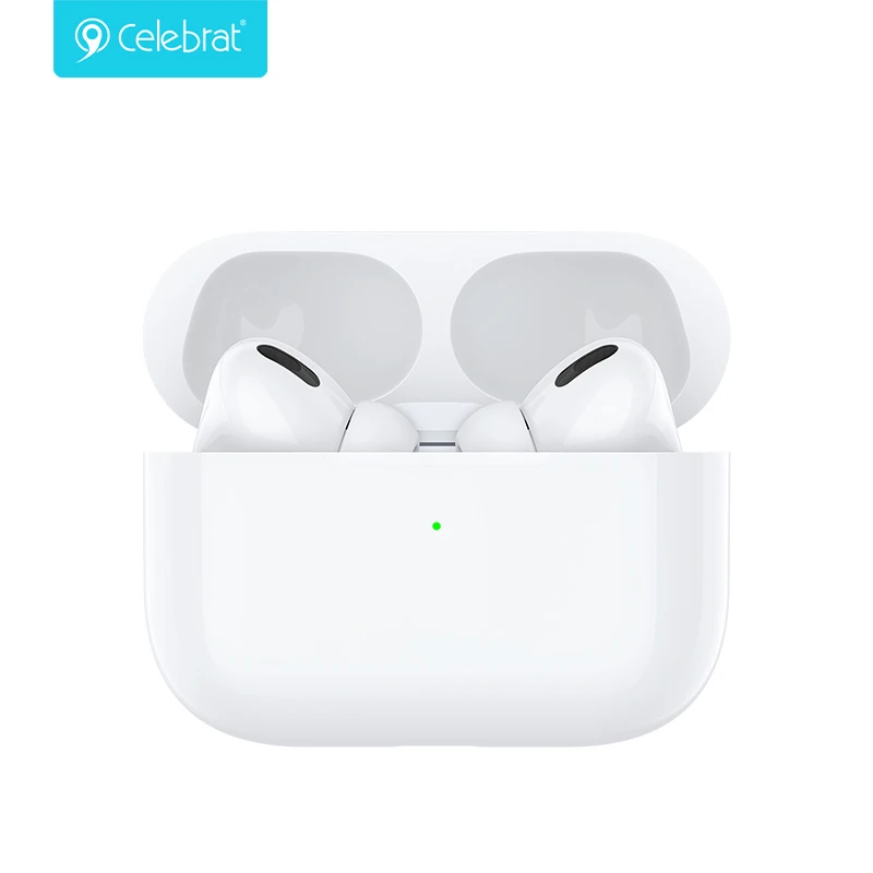 

Celebrat T300 TWS Wireless Bluetooth 5.3 Headset HIFI Sound Quality Headphones Touch Control Heavy Bass Earphones with HD Mic