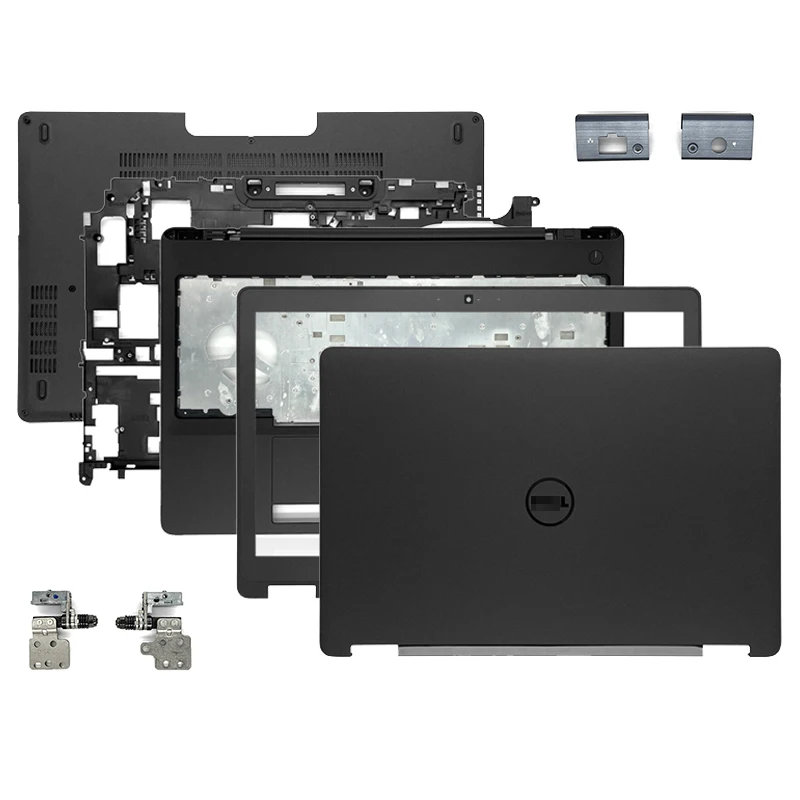 

New For Dell Latitude E5570 M3510 Laptop LCD Back Cover Front Bezel Hinges Palmrest Bottom Case A B C D Cover Non Touch
