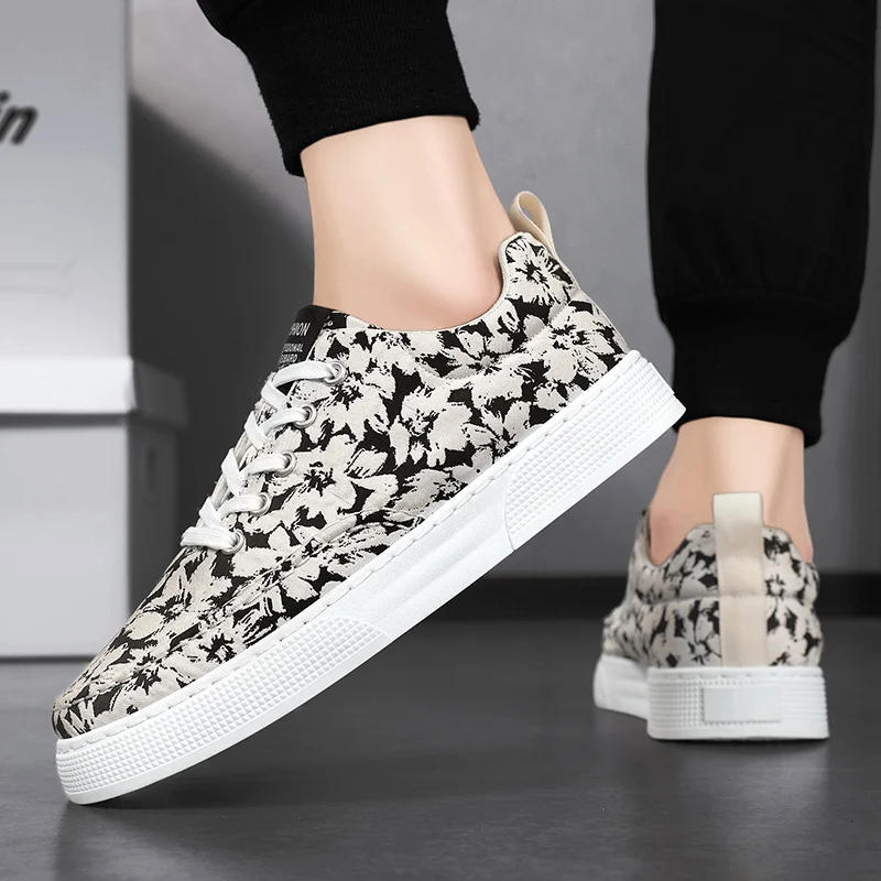 Мужские повседневные удобные туфли большого размера спортивная обувь на четыре