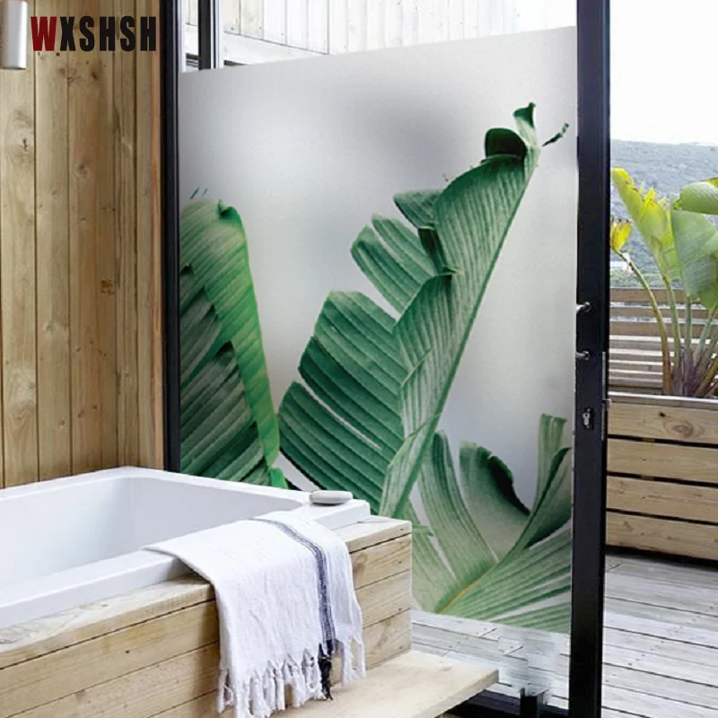 Статическая липкая оконная пленка размер на заказ стильная декоративная с