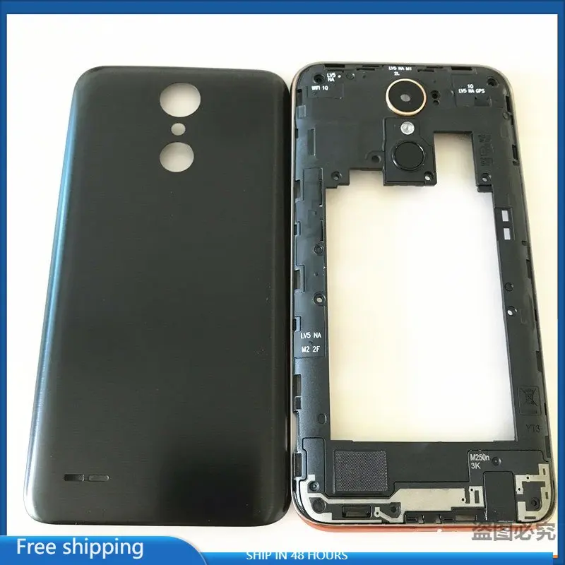Чехол с полным покрытием корпуса для LG K10 2017 M250 M250N M250E M250DS средняя рамка корпуса + задняя крышка аккумулятора с NFC запасные части