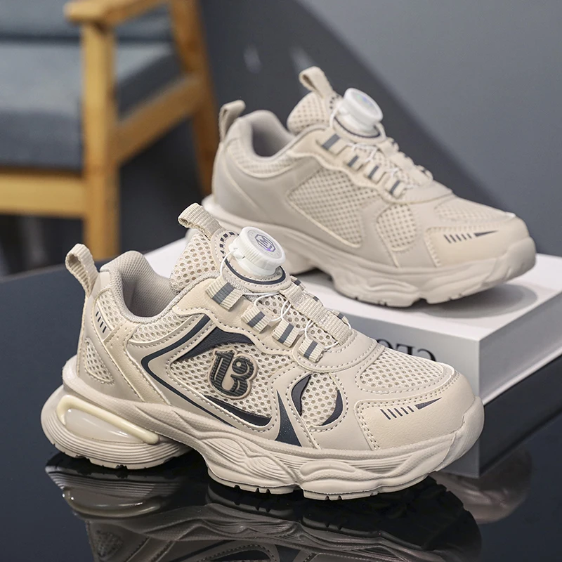 

Boys Girls Sneakers Lightweight Anti-Slip Breathable Mesh Comfort Unisex-Child Sports Running Walking Athletic Shoes for Kids