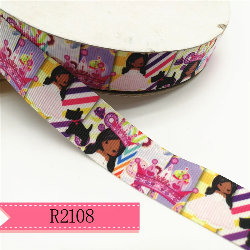 

Cartoon character 7/8inch 1inch 1.5inch 2inch 3inch printed grosgrain Duff bear and stellalou ribbon R2108