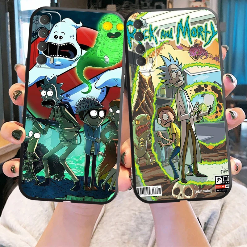 

Funny Carton Rick And Morty US Phone Case For Huawei Y6P Y6 2019 Y7S Y7 2019 Y7P 2020 Y8P Y9A Y9 Prime 2019 Y9 2019 Funda Cover