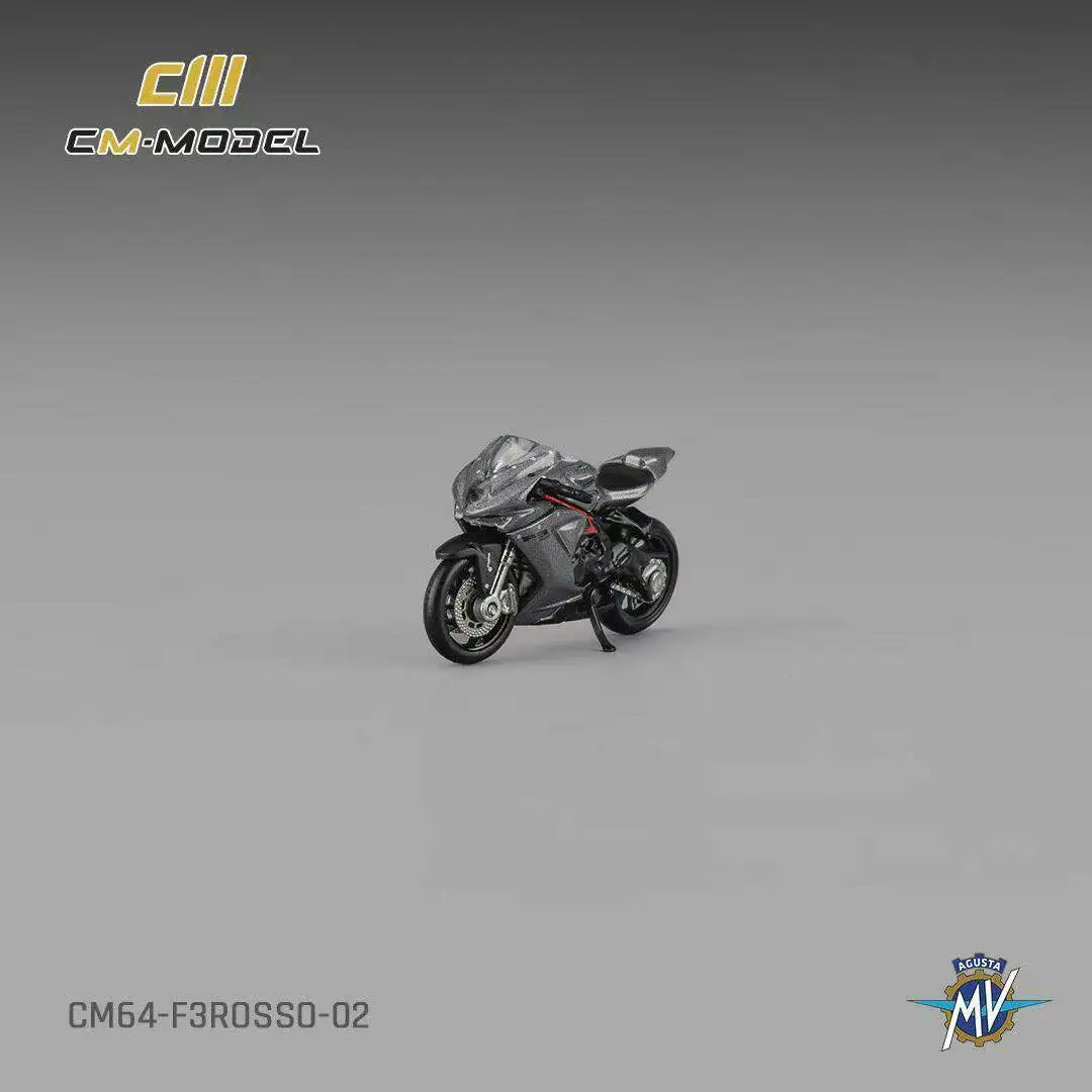 Фото Модель мотоцикла Diecast CM в масштабе 1:64, MV F3 Rosso, из сплава №3