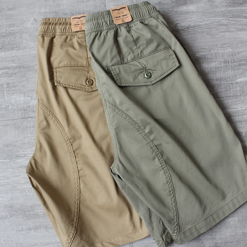 9112 # летние новые американские ретро тонкие быстросохнущие шорты-карго мужская