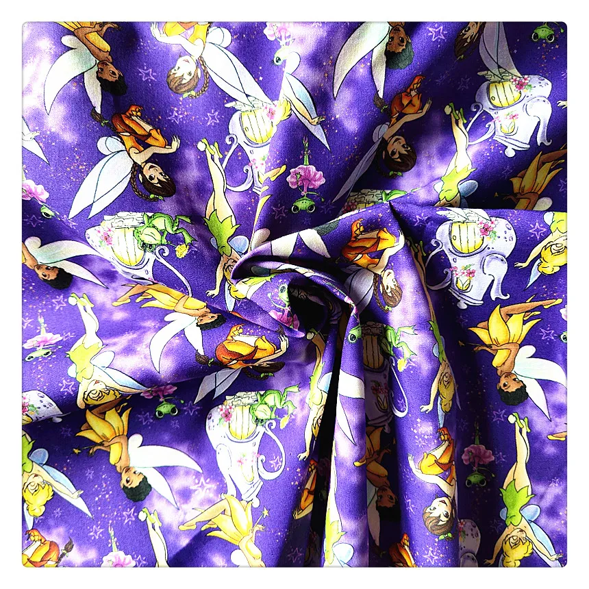 Бесплатная доставка фиолетовая Милая Цветочная фея для девочек из мультфильма