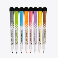 12 set erasable whiteboard pens school classroom supplies magnetic markers dry eraser pages childrens drawing pen board markers