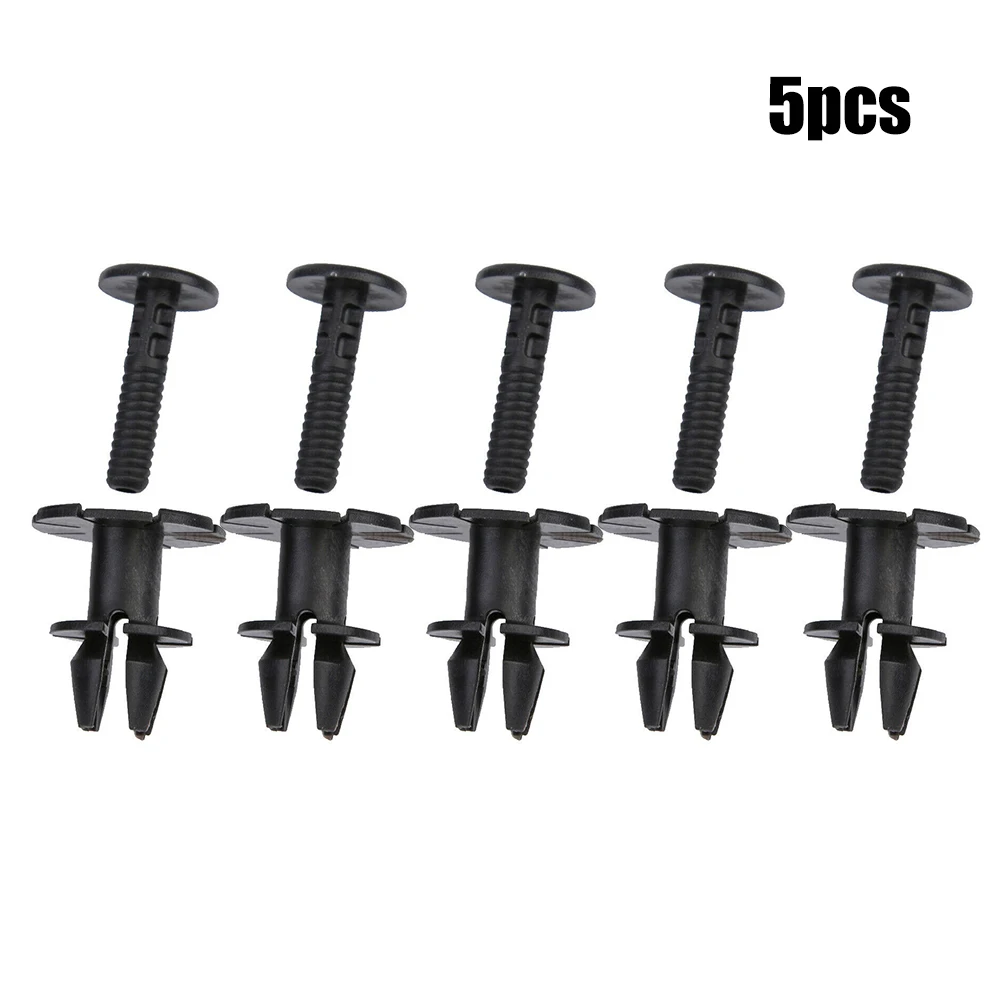 

Skirt Trim Clips Clips For BMW 1/3/ X1/X6 07147122912 07147122913 5pcs Black Plastic Side Sill Skirt Trim Clips