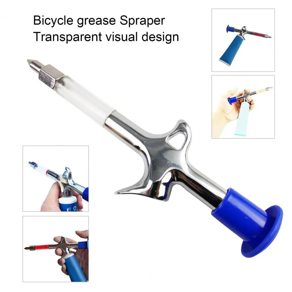 

Bicycle Lubricant Tool High Visibility Precise Comfortable Grip Reverse Suction Bottom Bracket Grease Tool for Bike