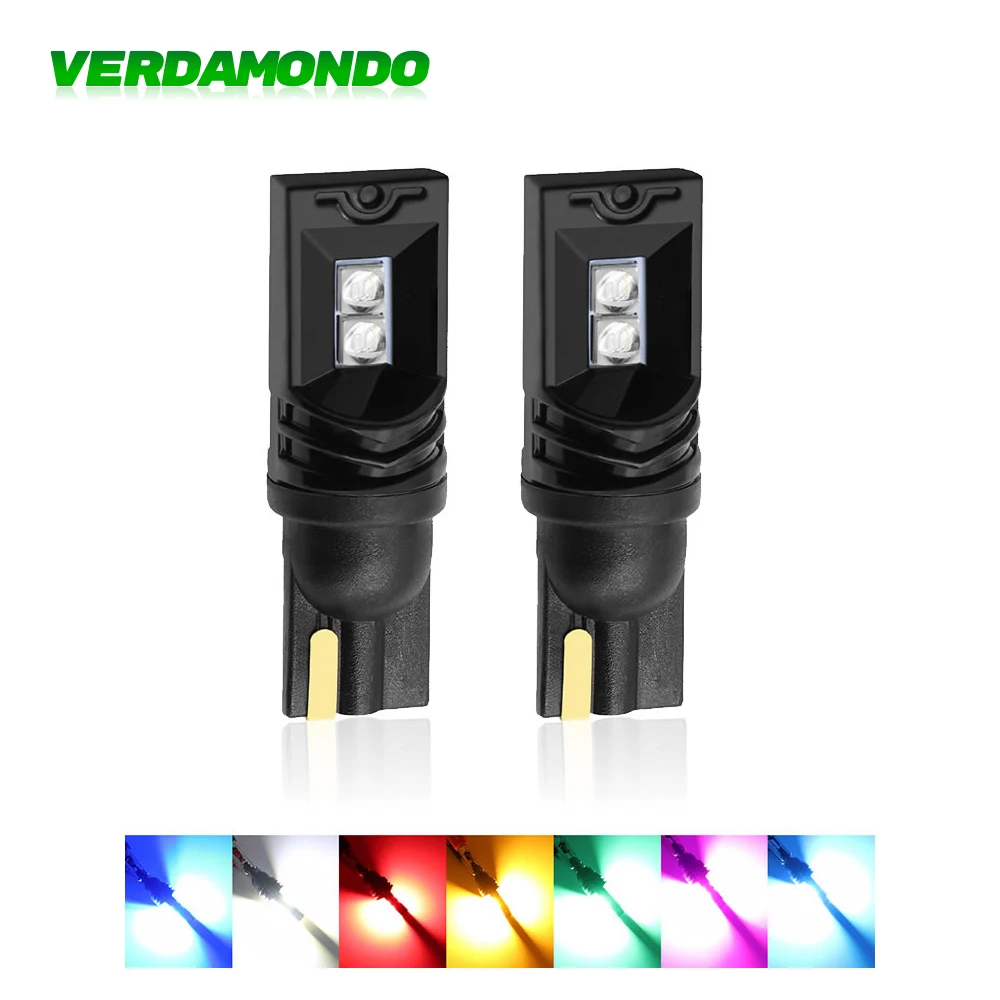 

2 шт., автомобильные светодиодсветодиодный лампы T10 W5W 194 4SMD 3030