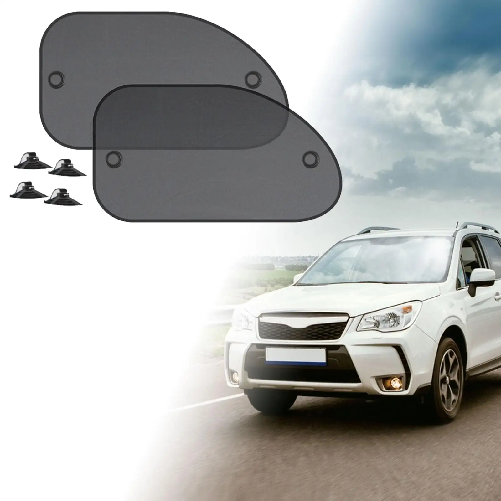 2-х шт. автомобильные шторы для кемпинга большинства автомобилей пеленальная