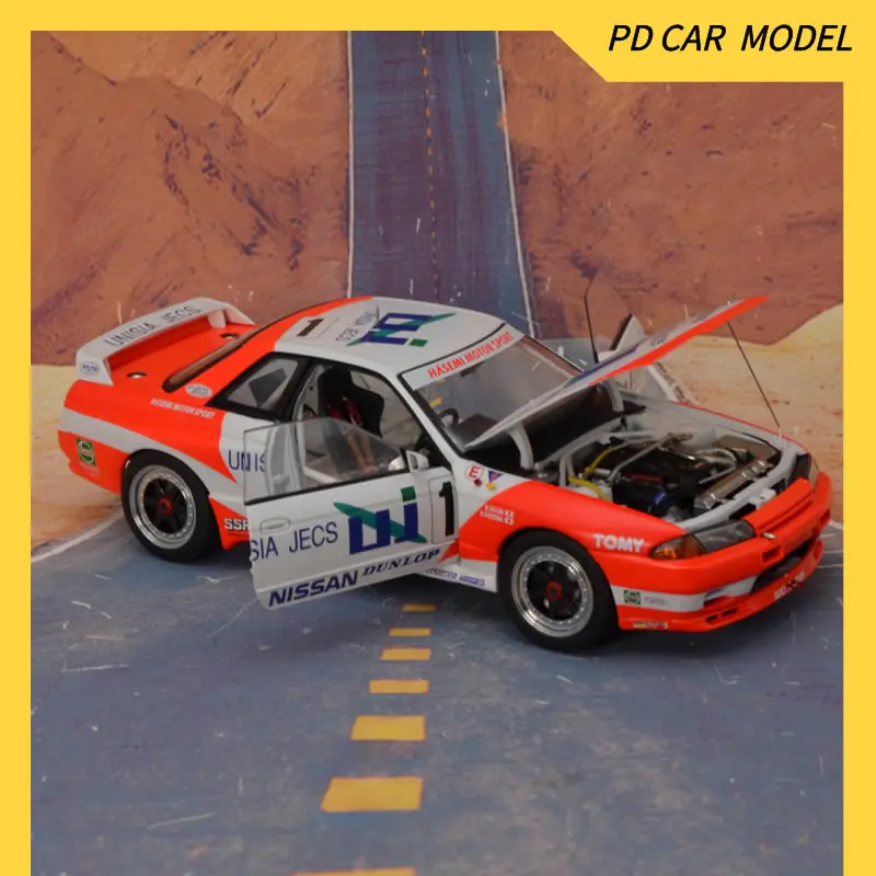 AUTOART Коллекционная модель масштаба 1:18 для NISSAN SKYLINE GT-R (R32) GROUP A 1993 г. UNISIA JECS # 1 друзей