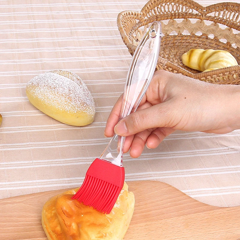 

Food Grade Gel Tea Brushes Silicone Baking Bakeware Bread Cook Pastry Oil Cream BBQ Brushes Temperature Resistant Dropshipping