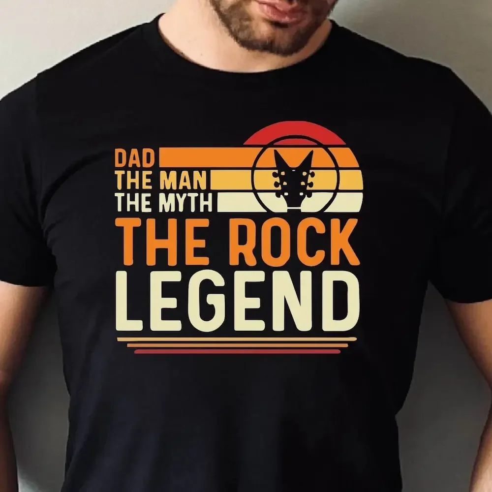 Футболка Dad The Man Myth Rock Legend День отца Myht Legent
