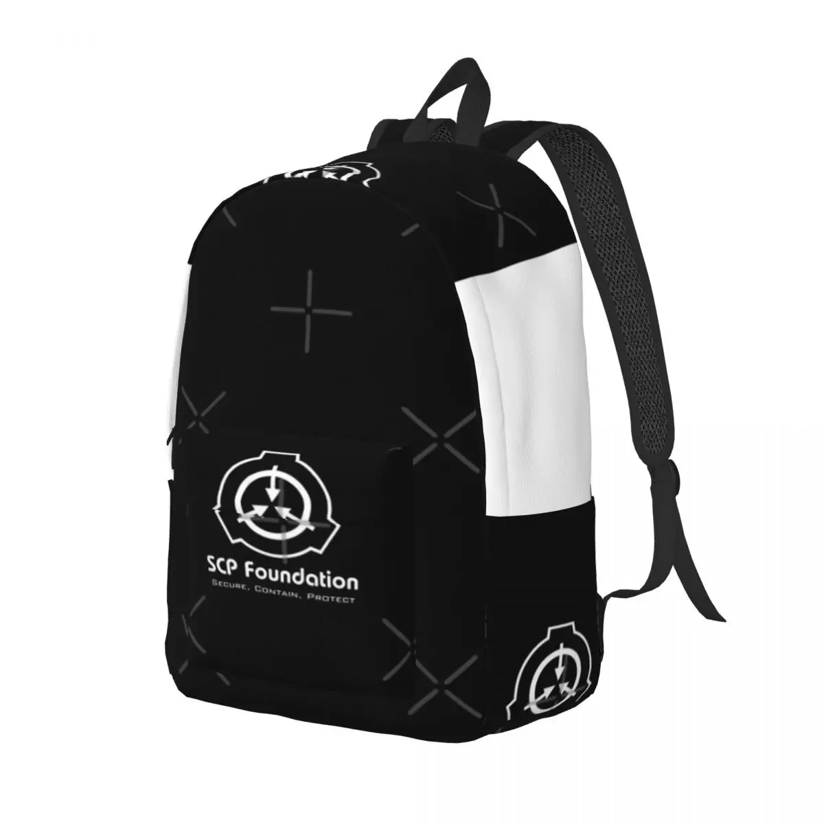 SCP Foundation Простой и стильный рюкзак Холщовый Мужской