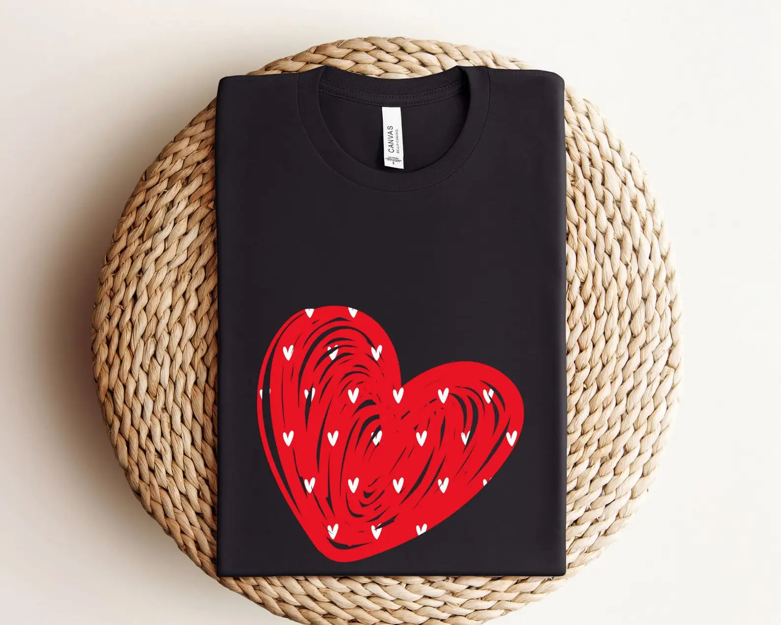 Футболка на День Святого Валентина с сердечком для женщин учителей милый